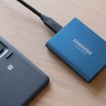 Samsung’s credit-card sized T5 SSD can carry your data safely and securely