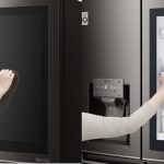 LG’s InstaView Door-In-Door refrigerator lets you look inside without opening the door