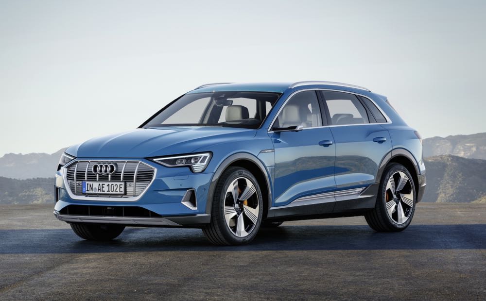 audi introduces first fully electric vehicle e tron suv