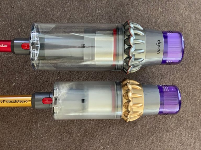 Dyson's new V11 Outsize has a larger bin and larger cleaning head and