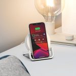 Belkin’s new Boost Charge Wireless Charging Stand and Speaker lets you enjoy your content while charging
