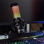 HyperX QuadCast S microphone records in high quality and puts on a light show