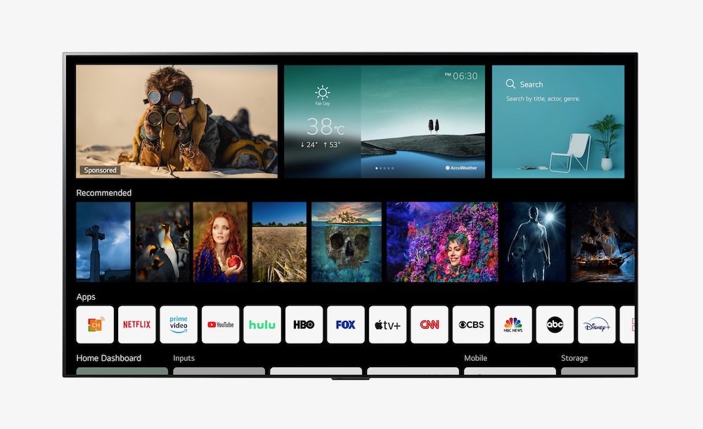 LG’s new webOS 6.0 TV platform will get to know you and recommend content