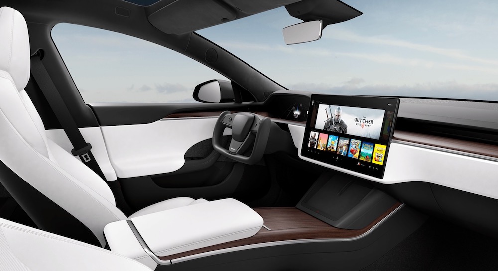 tesla unveils new model s plaid with refreshed design and all new cockpit