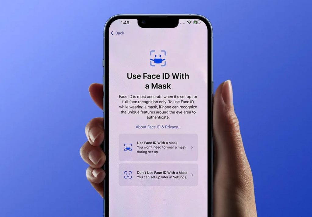 You can now unlock your iPhone with Face ID even while wearing a mask