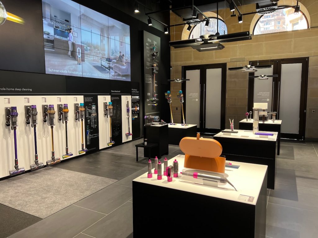 Dyson opens interactive demo store and service centre in Moore Park in Sydney