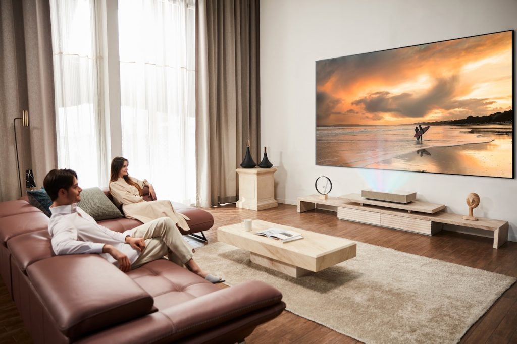 LG’s new range of CineBeam projectors can give you the big picture