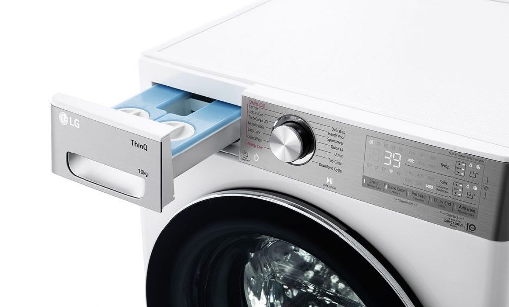 LG’s ezDispense washing machines add the right amount of detergent automatically