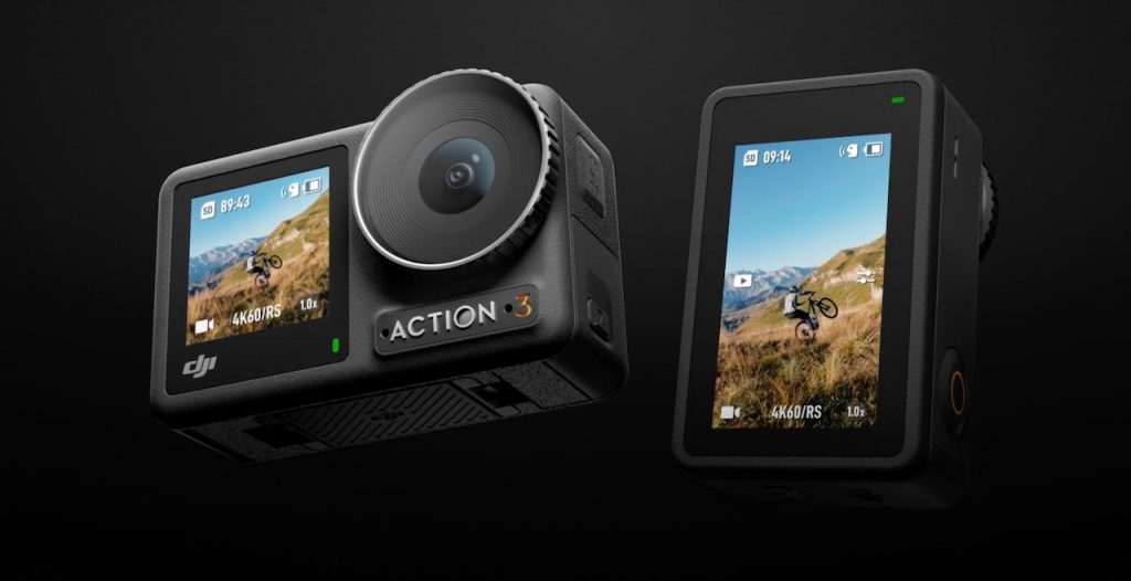 DJI Osmo Action 3 cam can go anywhere and shoot in landscape or portrait