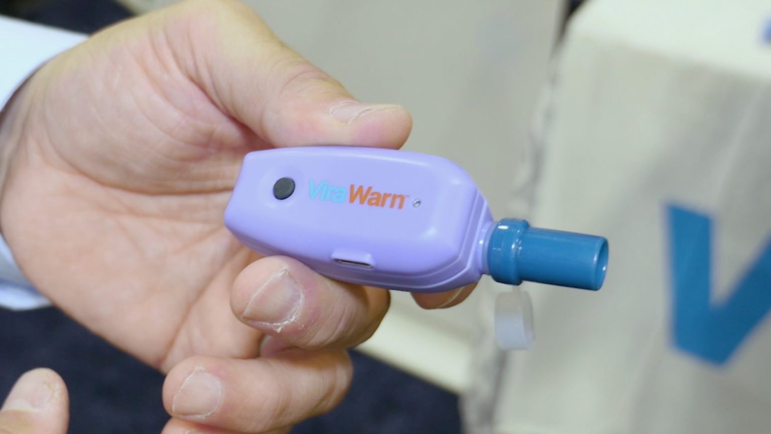 ViraWarn fits in your pocket and can tell if you have COVID in less than 60 seconds