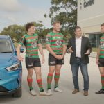 Showing the South Sydney Rabbitohs a surprise feature of the MG ZS EV