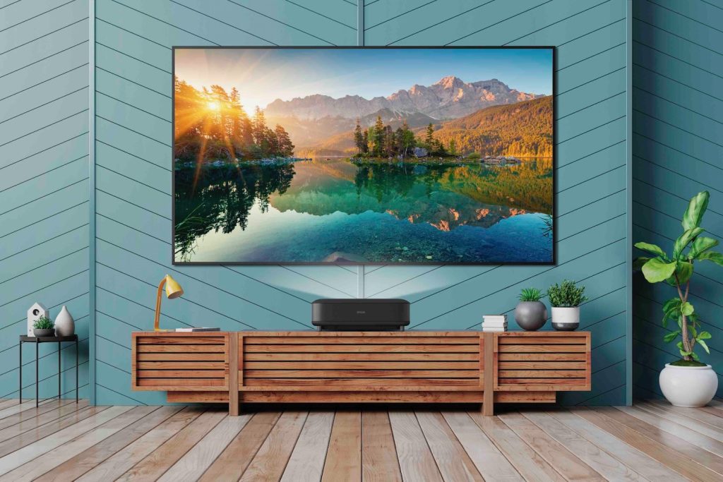 Create a cinema at home with Epson’s new ultra short throw streaming laser projector