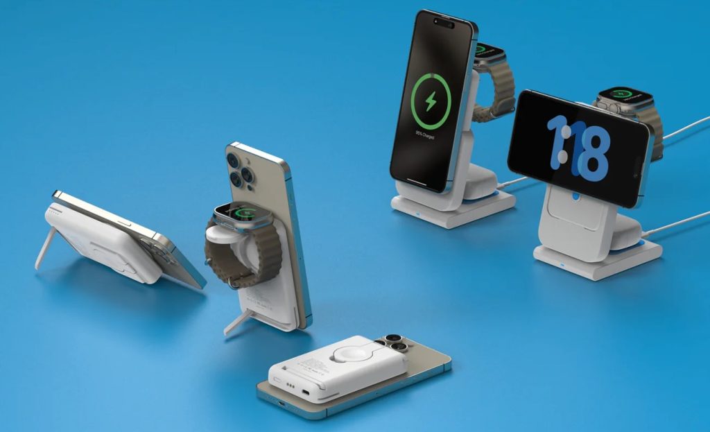 OneAdaptr’s new OneGo is a 4-in-1 charging station with a built-in 10,000mAh battery