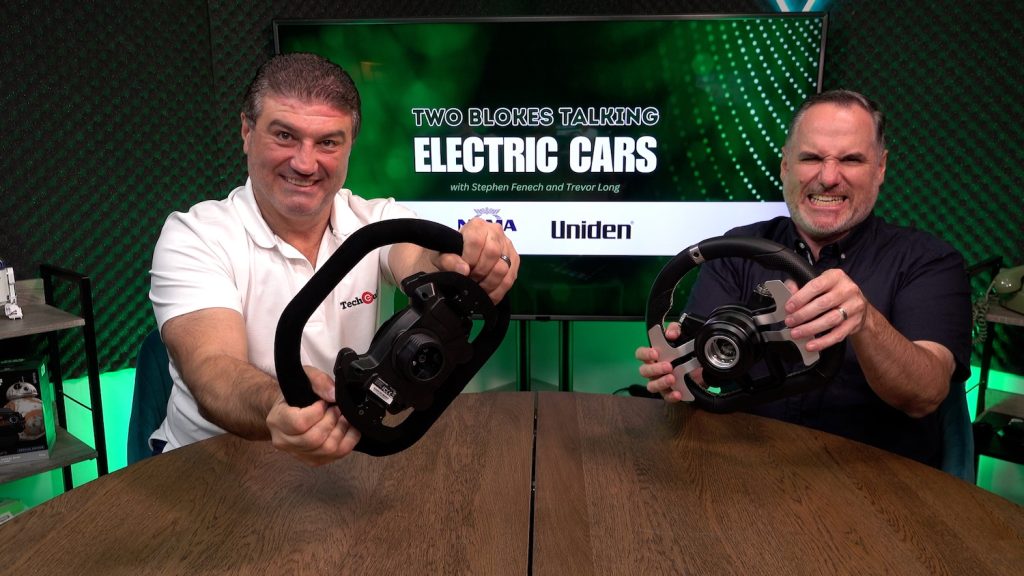 Put the pedal to the metal and listen to the latest Two Blokes Talking Electric Cars podcast