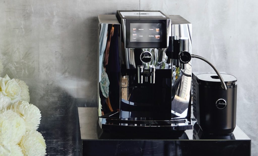 Jura’s S8 Chrome automatic coffee machine produces cafe quality brews in under a minute