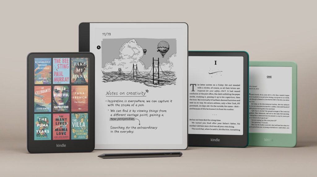 Amazon launches new Kindle line-up including its first colour model