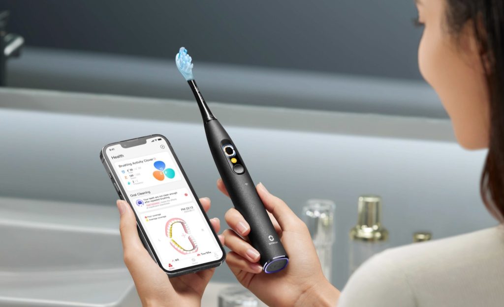 Oclean X Ultra S Smart Sonic electric toothbrush uses AI to keep your teeth and gums clean and healthy