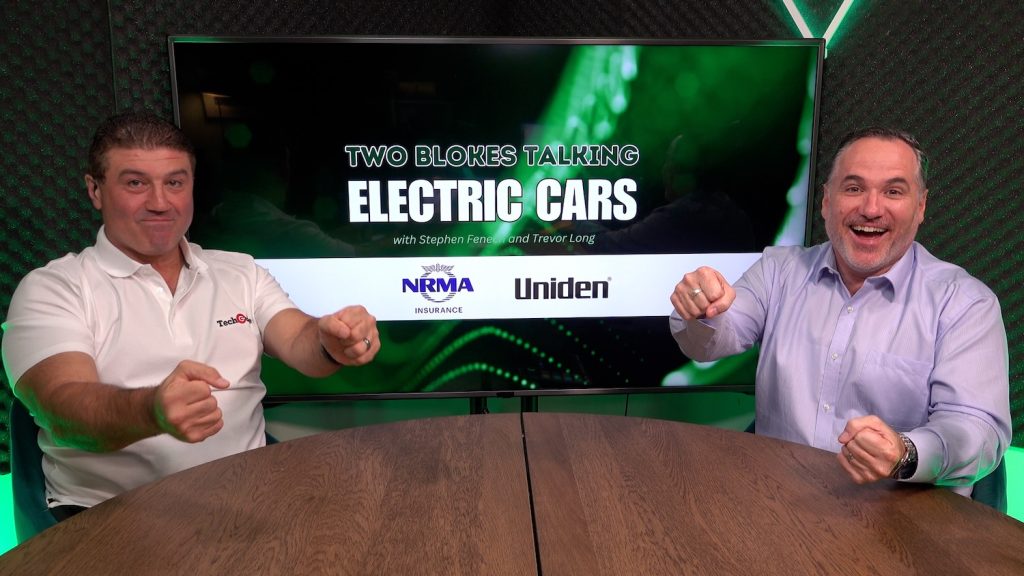 Punch it into drive and take a listen to the latest episode of the Two Blokes Talking Electric Cars podcast