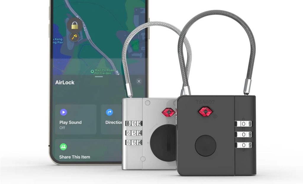 AirLock is a tracker and luggage lock in one – and it works with Apple’s Find My network