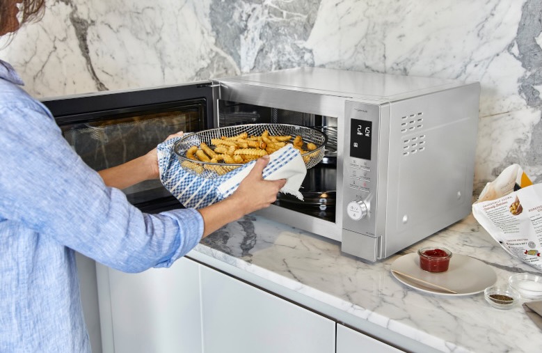 Panasonic’s new microwave is also an air fryer, griller and convection oven
