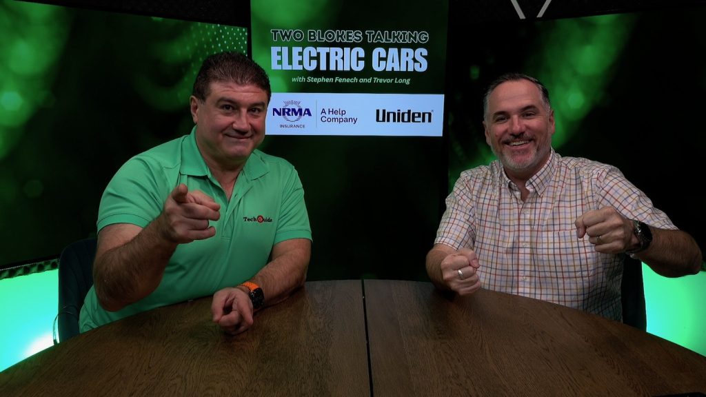 Punch it into gear and take a listen to the new episode of the Two Blokes Talking Electric Cars podcast