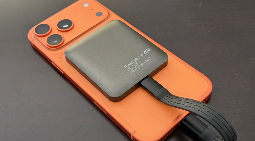 TeamGroup’s MagSafe portable SSD can expand your smartphone’s memory capacity