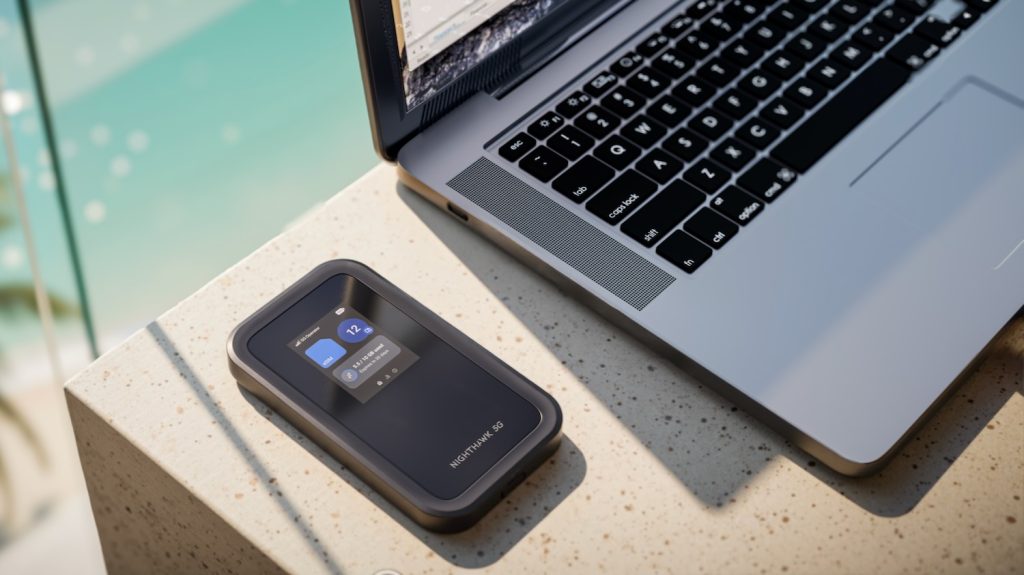 Netgear’s Nighthawk 5G M7 Wi-Fi 7 Hotspot is eSIM compatible so you can stay connected anywhere
