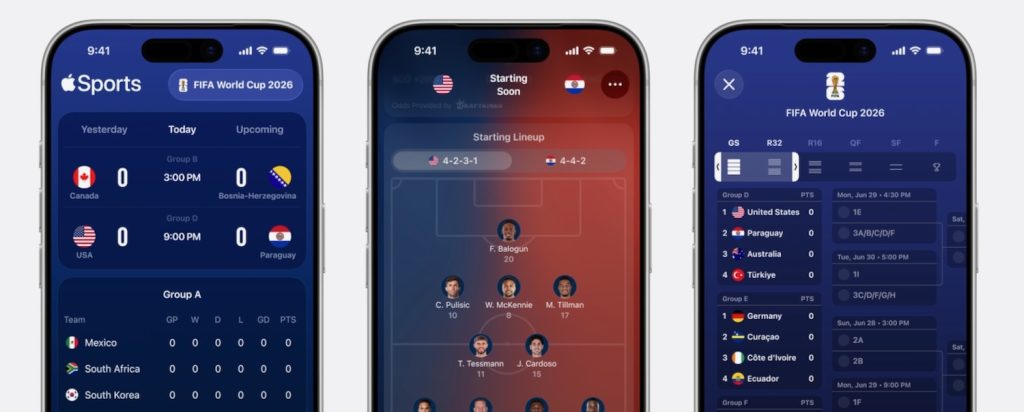 New Apple Sports app launched to get live score updates – but NRL and AFL are not included
