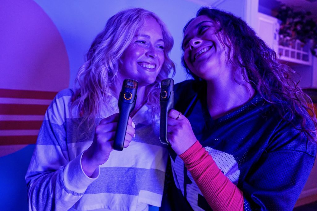 JBL’s versatile new EasySing Mic range can be used for karaoke, podcasts and live streaming