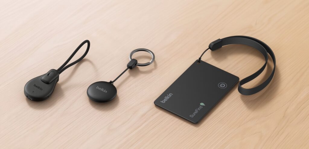Belkin’s new SureFind Bluetooth tracker range can quickly locate your belongings