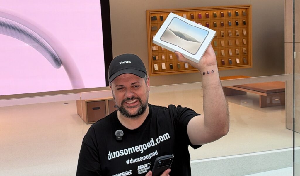 World’s first iPhone Duo sold in Australia – and it’s being given away to help the homeless