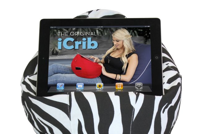 iCrib – the mini beanbag for your tablet or ereader