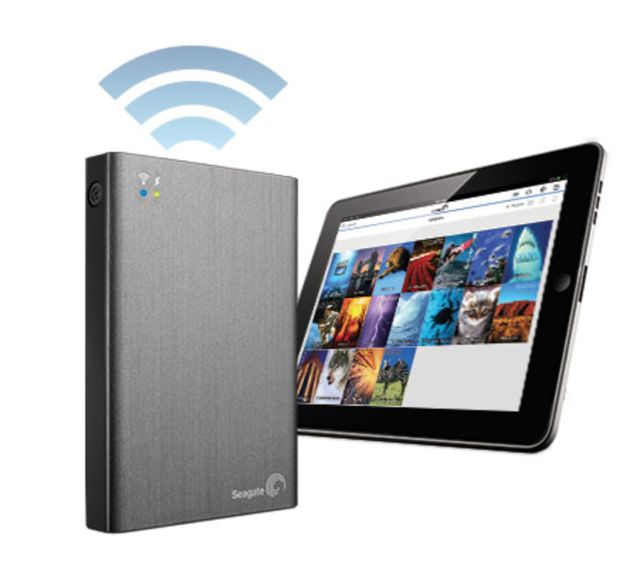 Seagate Wireless Plus drive can link to mobile devices and computers